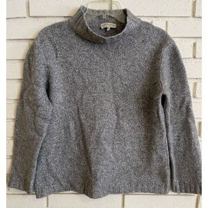 Griffe Tricot Class Italian Lambswool Sweater Size 46 = Lg/10 Gray Made in Italy